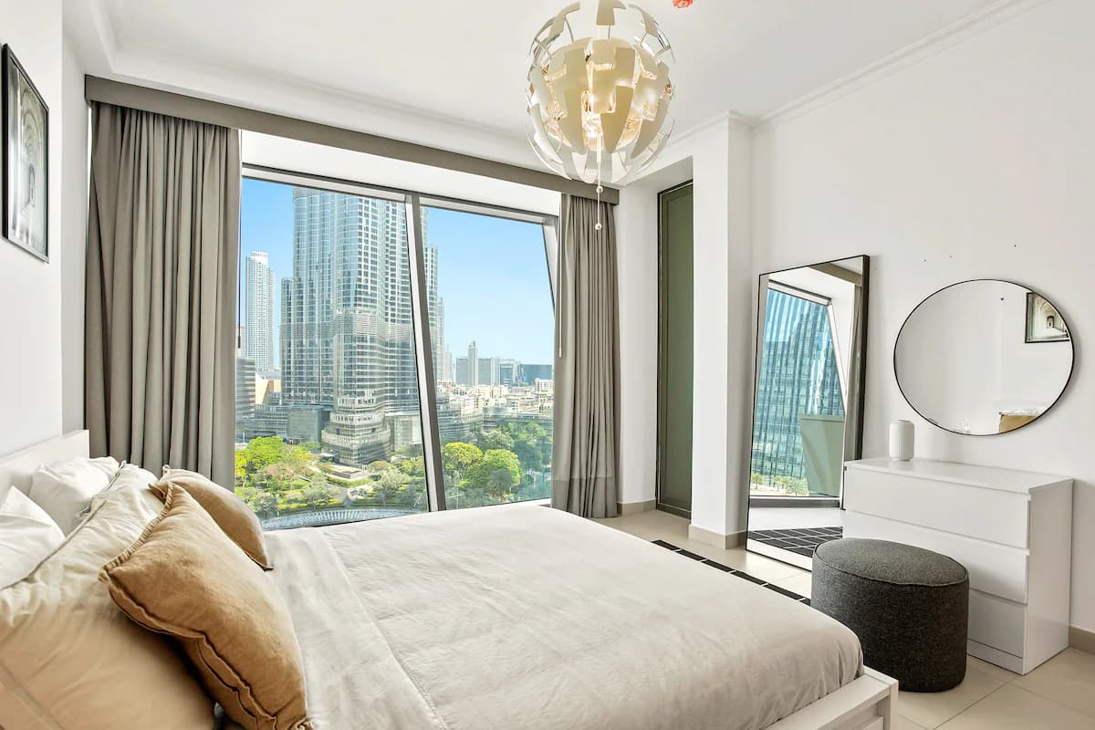1 Bedroom Furnished Apartment with Full Burj Khalifa View | Burj Vista