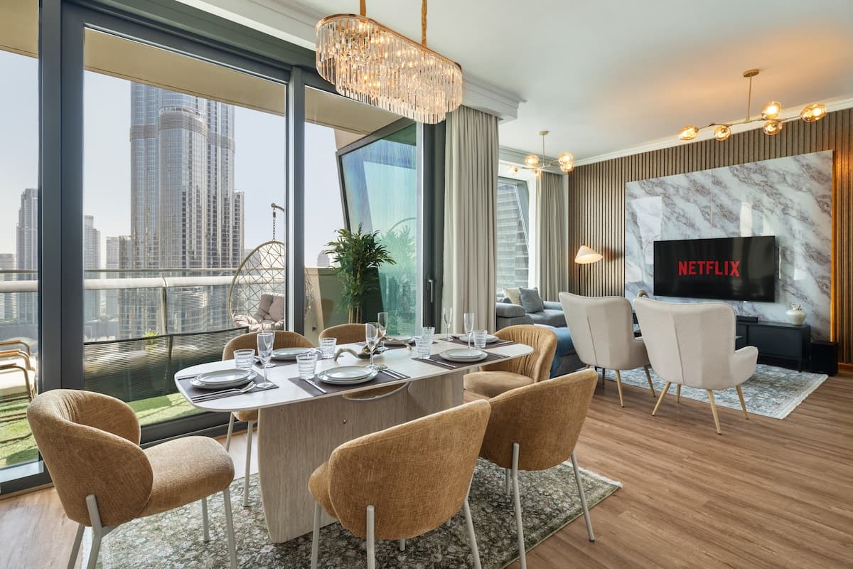 Furnished Apartment with Burj Khalifa + Fountain View · Burj Vista, photo 34