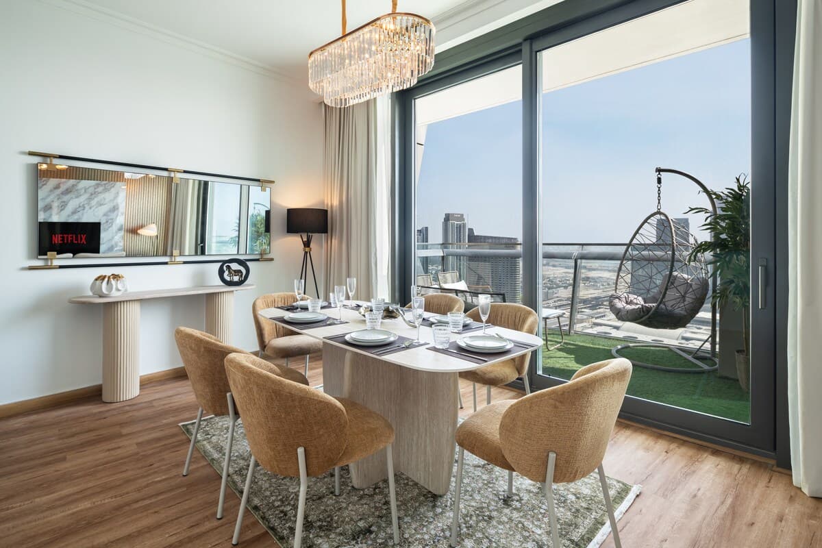 Furnished Apartment with Burj Khalifa + Fountain View · Burj Vista, photo 32