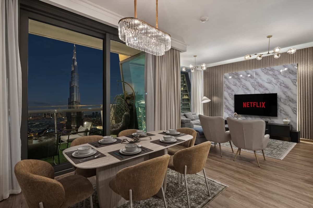Furnished Apartment with Burj Khalifa + Fountain View · Burj Vista, photo 3