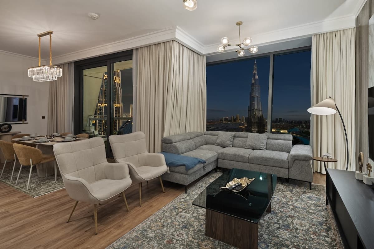 Furnished Apartment with Burj Khalifa + Fountain View · Burj Vista, photo 17