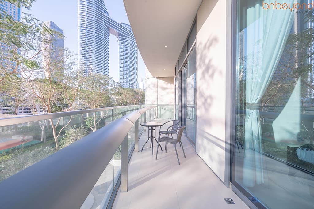 Tranquil Zen-Style 2 Bedroom Apartment | Burj Vista